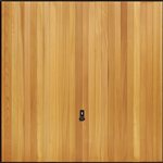 Garador Vertical Solid cedar door